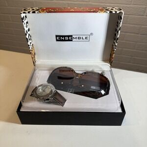Ensemble Gift Set: Women's Watch, Sunglasses & Earrings‎ - Fashion Accessories